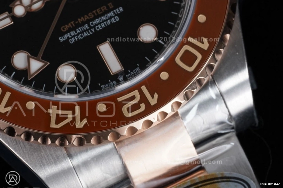 FastDry V 126711 Master RG Best CHNR II GMT on SH3285 855 New SS SS Edition 1:1 Bracelet ARF 904L 0520